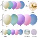 Vanjehou Pastel Balloons Garland Arch Kit, 117 pcs Rainbow Macaron Balloons in 5" 10" 18" Pastel Party Balloons and Gold Confetti Balloons for Kids Birthday Wedding Bride Shower Baby Shower Unicorn Mermaid Party Decorations